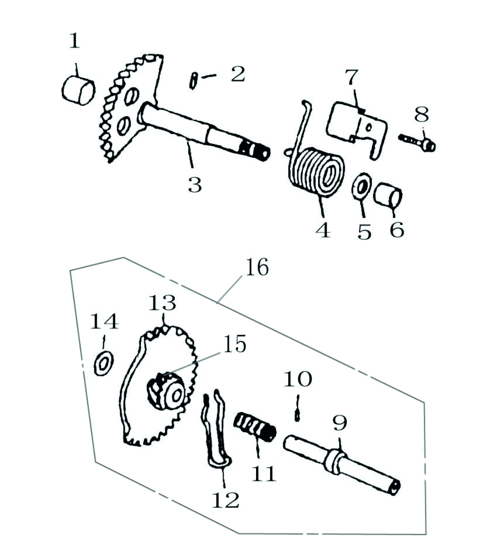 Motor GY6 sek12